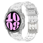 สายซิลิโคนแบบบูรณาการ TPU สำหรับ Samsung Galaxy Watch6 44mm, สำหรับ Samsung Galaxy Watch6 40mm