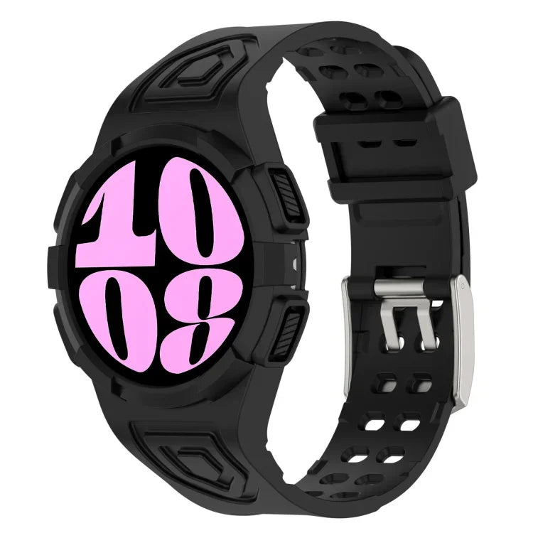 สายซิลิโคนแบบบูรณาการ TPU สำหรับ Samsung Galaxy Watch6 44mm, สำหรับ Samsung Galaxy Watch6 40mm