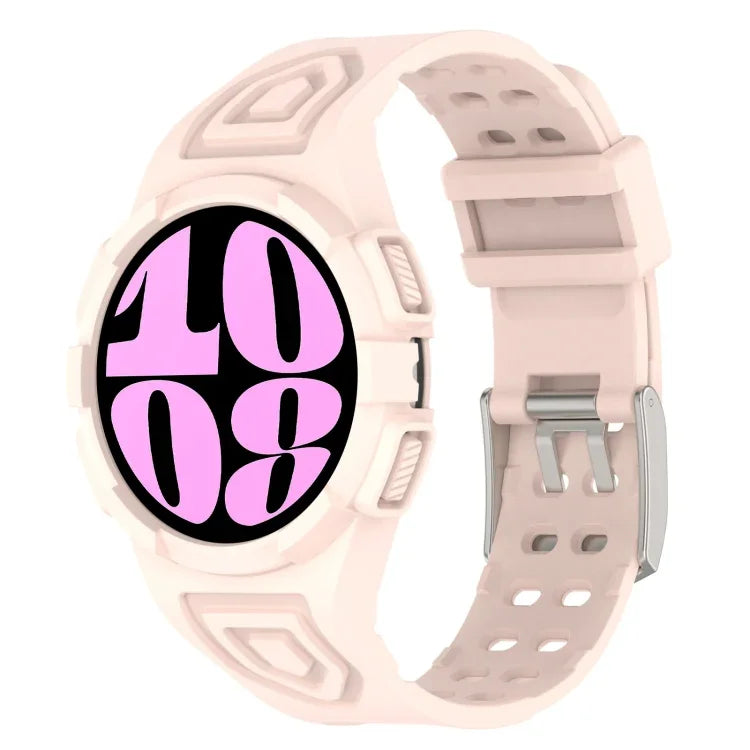 สายซิลิโคนแบบบูรณาการ TPU สำหรับ Samsung Galaxy Watch6 44mm, สำหรับ Samsung Galaxy Watch6 40mm
