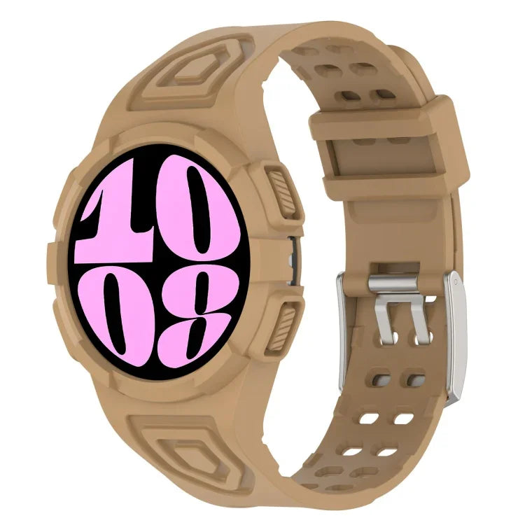 สายซิลิโคนแบบบูรณาการ TPU สำหรับ Samsung Galaxy Watch6 44mm, สำหรับ Samsung Galaxy Watch6 40mm