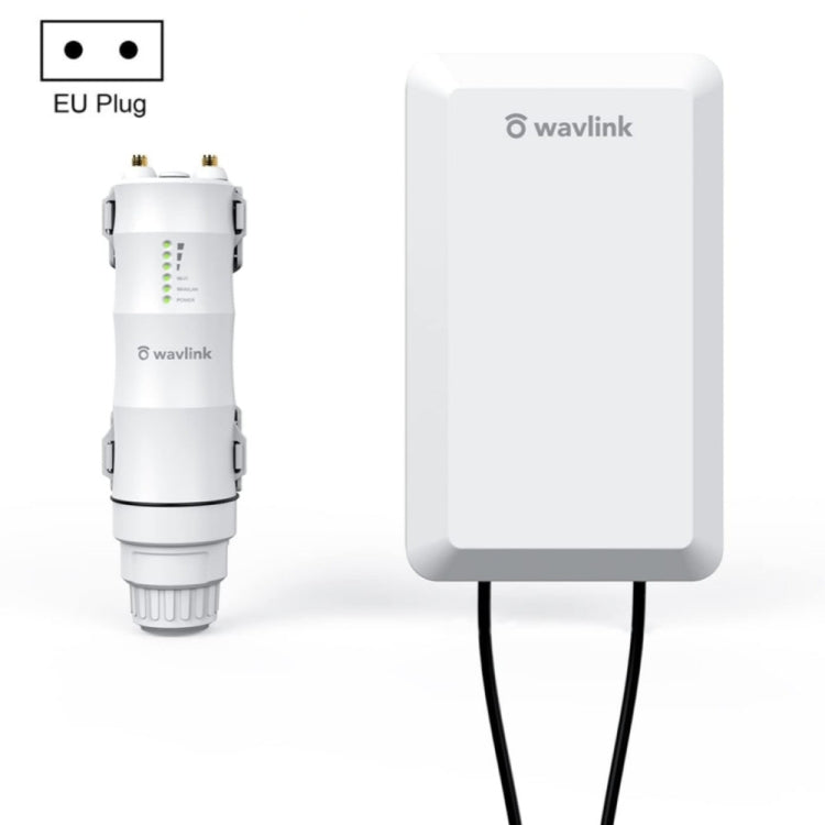 WAVLINK WN570HP2 ตัวขยายสัญญาณ WiFi 300Mbps กันสภาพอากาศกลางแจ้ง Wireless AP รีพีตเตอร์, ปลั๊ก US, ปลั๊ก EU