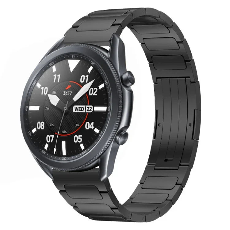 สายโลหะผสมไทเทเนียมรูปตัว I ขนาด 22 มม. สำหรับ Samsung Galaxy Watch3 45mm, สำหรับ Samsung Gear S3 Classic, สำหรับ Samsung Gear S3 Frontier