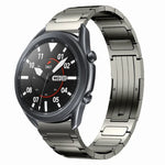 สายโลหะผสมไทเทเนียมรูปตัว I ขนาด 22 มม. สำหรับ Samsung Galaxy Watch3 45mm, สำหรับ Samsung Gear S3 Classic, สำหรับ Samsung Gear S3 Frontier
