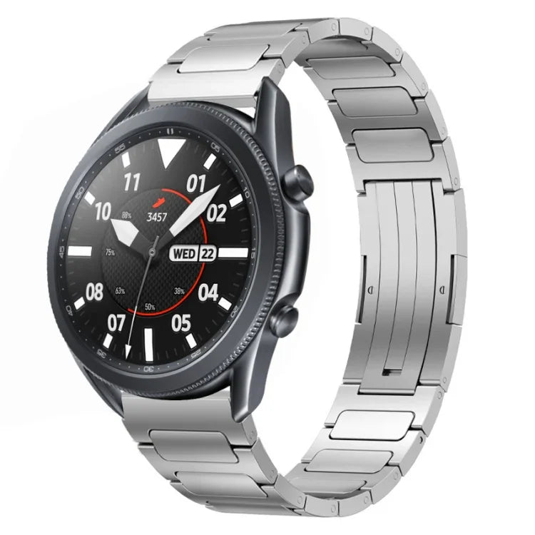 สายโลหะผสมไทเทเนียมรูปตัว I ขนาด 22 มม. สำหรับ Samsung Galaxy Watch3 45mm, สำหรับ Samsung Gear S3 Classic, สำหรับ Samsung Gear S3 Frontier