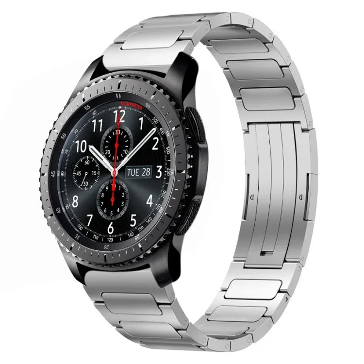 สายโลหะผสมไทเทเนียมรูปตัว I ขนาด 22 มม. สำหรับ Samsung Galaxy Watch3 45mm, สำหรับ Samsung Gear S3 Classic, สำหรับ Samsung Gear S3 Frontier