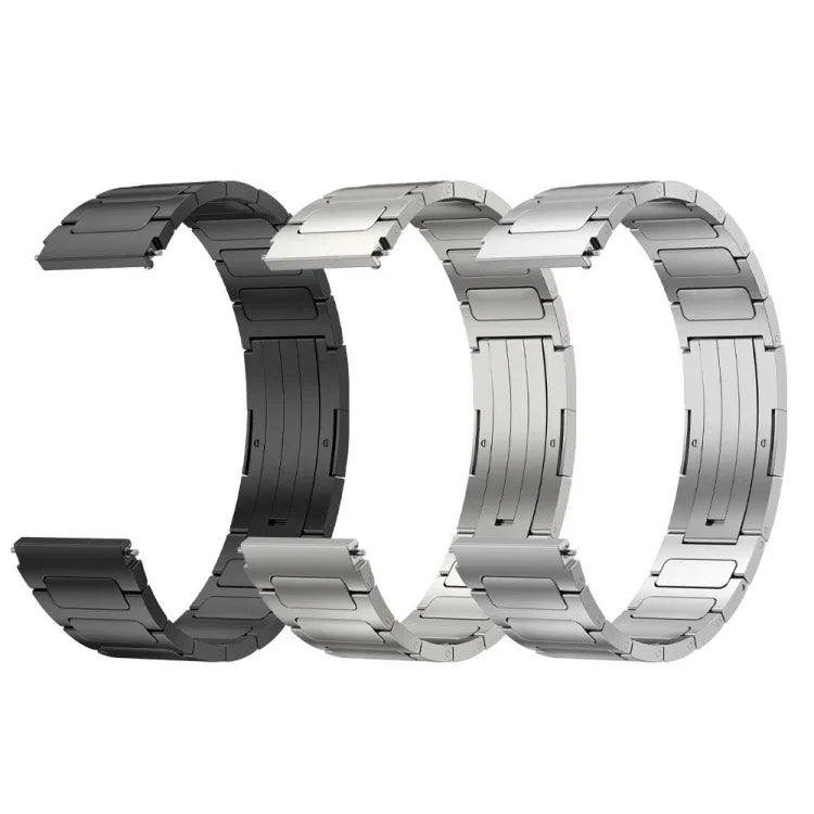 สายโลหะผสมไทเทเนียมรูปตัว I ขนาด 22 มม. สำหรับ Samsung Galaxy Watch3 45mm, สำหรับ Samsung Gear S3 Classic, สำหรับ Samsung Gear S3 Frontier
