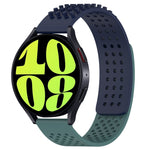 สายรัดนาฬิกาซิลิโคนรูระบายอากาศ 3D จุด ขนาด 20 มม. สำหรับ Samsung Galaxy Watch 6 Classic ขนาด 47 มม. สำหรับ Samsung Galaxy Watch 6 ขนาด 44 มม. สำหรับ Samsung Galaxy Watch 6 ขนาด 40 มม.