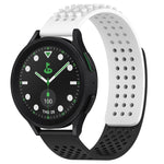 สายรัดนาฬิกาซิลิโคนรูระบายอากาศ 3D จุด ขนาด 20 มม. สำหรับ Samsung Galaxy Watch 6 Classic ขนาด 43 มม. สำหรับ Samsung Galaxy Watch 5 Pro Golf Edition สำหรับ Samsung Galaxy Watch 5 Golf Edition