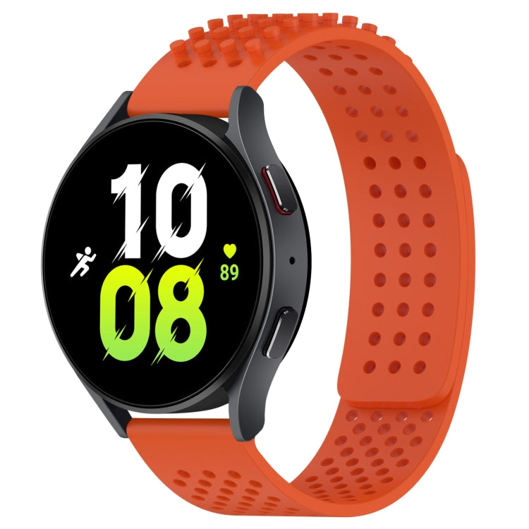 20mm Holes Breathable 3D Dots Silicone Watch Band, For Samsung Galaxy Watch 5  44mm, For Samsung Galaxy Watch 5 Pro  45mm, For Samsung Galaxy Watch 5  40mm