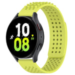 20mm Holes Breathable 3D Dots Silicone Watch Band, For Samsung Galaxy Watch 5  44mm, For Samsung Galaxy Watch 5 Pro  45mm, For Samsung Galaxy Watch 5  40mm