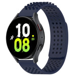 20mm Holes Breathable 3D Dots Silicone Watch Band, For Samsung Galaxy Watch 5  44mm, For Samsung Galaxy Watch 5 Pro  45mm, For Samsung Galaxy Watch 5  40mm