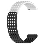 สายรัดนาฬิกาซิลิโคนรูระบายอากาศ 3D จุด ขนาด 20 มม. สำหรับ Samsung Galaxy Watch 4 ขนาด 44 มม. สำหรับ Samsung Galaxy Watch 4 ขนาด 40 มม. สำหรับ Samsung Galaxy Watch 4 Classic ขนาด 46 มม.