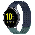 สายซิลิโคน 3D จุดระบายอากาศขนาด 20mm สำหรับ Samsung Galaxy Watch 4 Classic 42mm, สำหรับ Samsung Galaxy Watch Active 2 44mm, สำหรับ Samsung Galaxy Watch Active 2 40mm