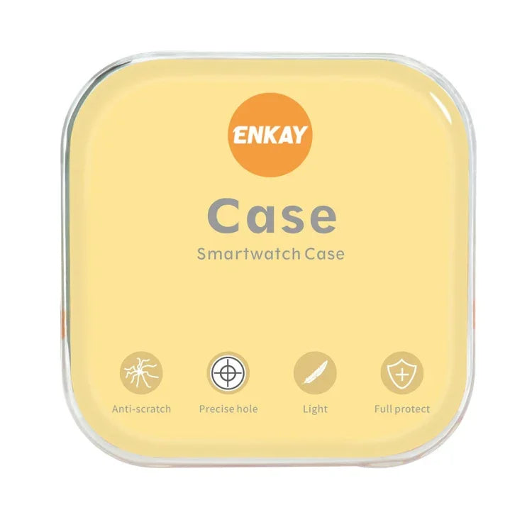 เคสกันกระแทก TPU ENKAY Hat-Prince 2 in 1 + ฟิล์มกระจกนิรภัย 9H 0.2mm สำหรับ Samsung Galaxy Watch6 Classic 47mm, สำหรับ Samsung Galaxy Watch6 Classic 43mm