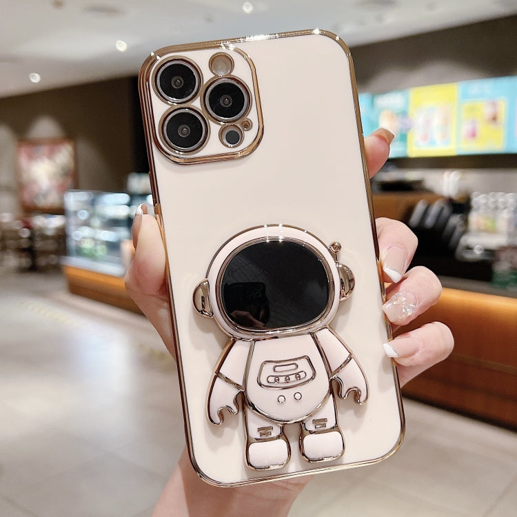 เคสโทรศัพท์ที่ยึดนักบินอวกาศชุบ Electroplating สำหรับ iPhone 17e / 16e, สำหรับ iPhone 17 Pro Max, สำหรับ iPhone 17 Pro, สำหรับ iPhone 17, สำหรับ iPhone Air, สำหรับ iPhone 16 Pro Max, สำหรับ iPhone 16 Pro, สำหรับ iPhone 16 Plus