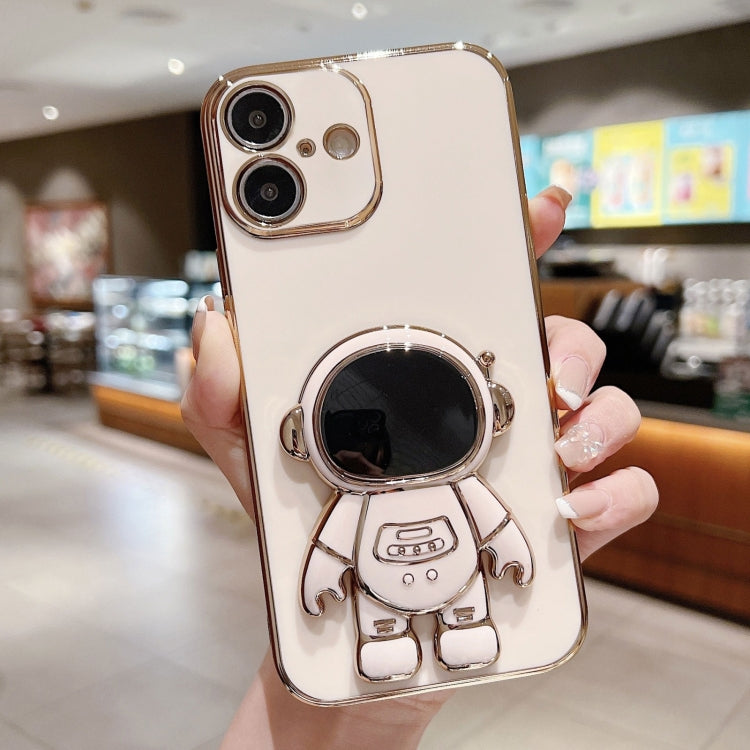 เคสโทรศัพท์ที่ยึดนักบินอวกาศชุบ Electroplating สำหรับ iPhone 17e / 16e, สำหรับ iPhone 17 Pro Max, สำหรับ iPhone 17 Pro, สำหรับ iPhone 17, สำหรับ iPhone Air, สำหรับ iPhone 16 Pro Max, สำหรับ iPhone 16 Pro, สำหรับ iPhone 16 Plus