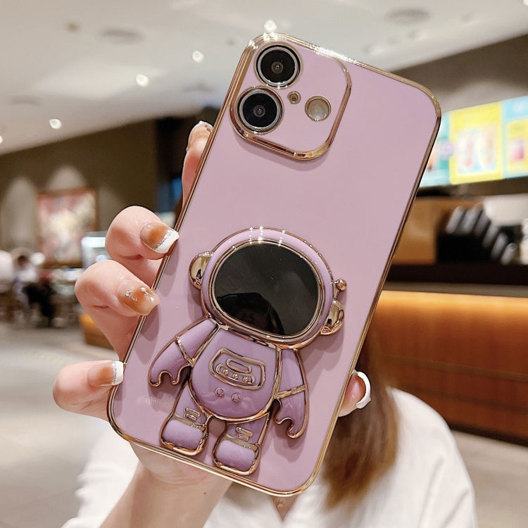 เคสโทรศัพท์ที่ยึดนักบินอวกาศชุบ Electroplating สำหรับ iPhone 17e / 16e, สำหรับ iPhone 17 Pro Max, สำหรับ iPhone 17 Pro, สำหรับ iPhone 17, สำหรับ iPhone Air, สำหรับ iPhone 16 Pro Max, สำหรับ iPhone 16 Pro, สำหรับ iPhone 16 Plus