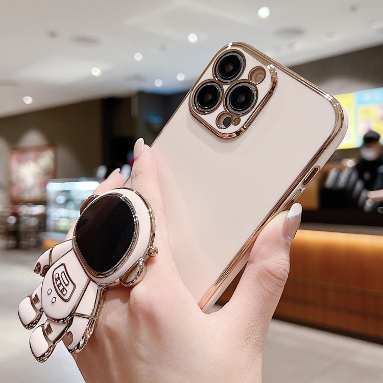 เคสโทรศัพท์ที่ยึดนักบินอวกาศชุบ Electroplating สำหรับ iPhone 17e / 16e, สำหรับ iPhone 17 Pro Max, สำหรับ iPhone 17 Pro, สำหรับ iPhone 17, สำหรับ iPhone Air, สำหรับ iPhone 16 Pro Max, สำหรับ iPhone 16 Pro, สำหรับ iPhone 16 Plus