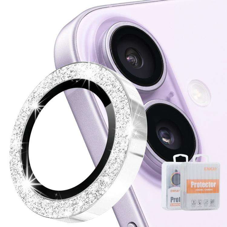 ฟิล์มกระจกนิรภัยอลูมิเนียมอัลลอยด์เลนส์หลัง ENKAY Hat-Prince Glitter สำหรับ iPhone 17 Pro / 17 Pro Max, สำหรับ iPhone 17, สำหรับ iPhone Air, สำหรับ iPhone 15 Pro / 15 Pro Max, สำหรับ iPhone 15 / 15 Plus