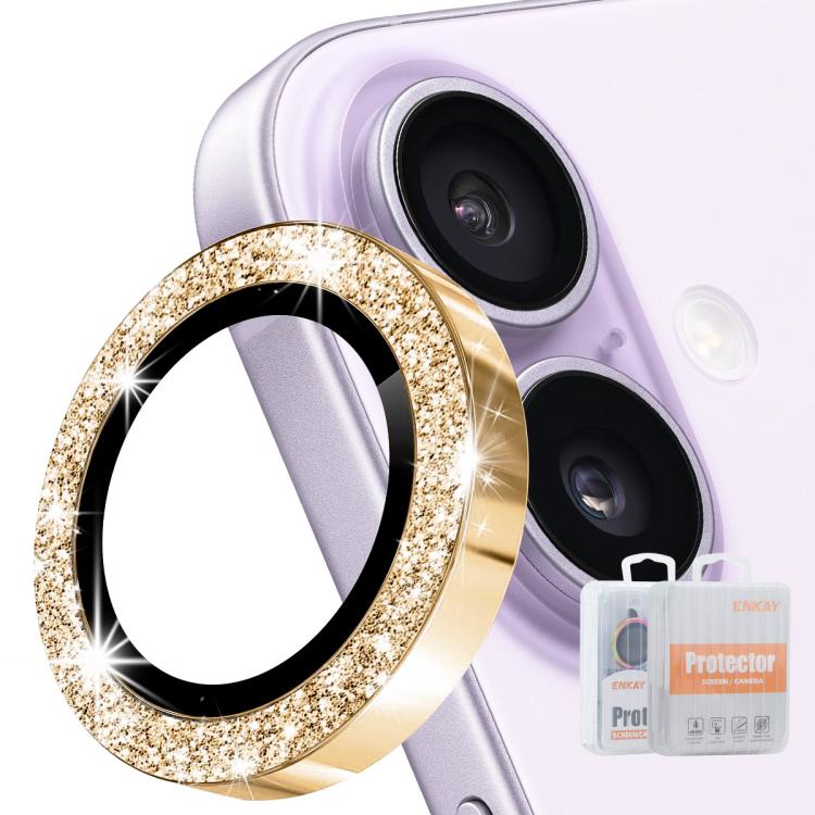 ฟิล์มกระจกนิรภัยอลูมิเนียมอัลลอยด์เลนส์หลัง ENKAY Hat-Prince Glitter สำหรับ iPhone 17 Pro / 17 Pro Max, สำหรับ iPhone 17, สำหรับ iPhone Air, สำหรับ iPhone 15 Pro / 15 Pro Max, สำหรับ iPhone 15 / 15 Plus