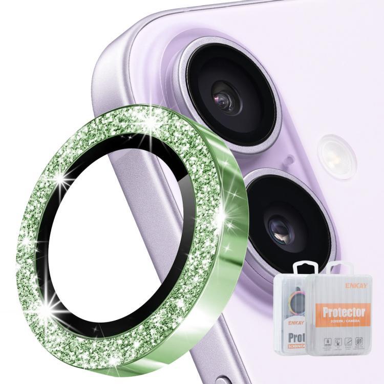 ฟิล์มกระจกนิรภัยอลูมิเนียมอัลลอยด์เลนส์หลัง ENKAY Hat-Prince Glitter สำหรับ iPhone 17 Pro / 17 Pro Max, สำหรับ iPhone 17, สำหรับ iPhone Air, สำหรับ iPhone 15 Pro / 15 Pro Max, สำหรับ iPhone 15 / 15 Plus