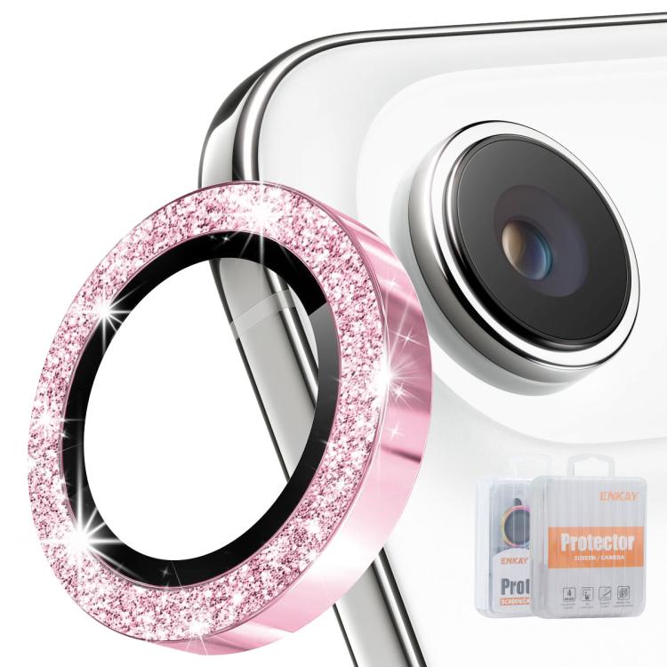 ฟิล์มกระจกนิรภัยอลูมิเนียมอัลลอยด์เลนส์หลัง ENKAY Hat-Prince Glitter สำหรับ iPhone 17 Pro / 17 Pro Max, สำหรับ iPhone 17, สำหรับ iPhone Air, สำหรับ iPhone 15 Pro / 15 Pro Max, สำหรับ iPhone 15 / 15 Plus