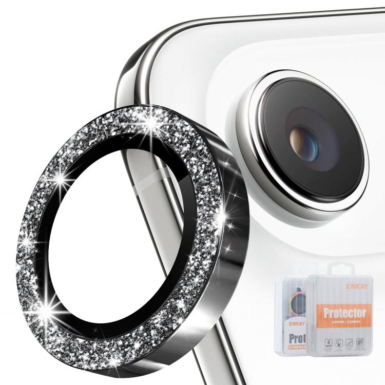 ฟิล์มกระจกนิรภัยอลูมิเนียมอัลลอยด์เลนส์หลัง ENKAY Hat-Prince Glitter สำหรับ iPhone 17 Pro / 17 Pro Max, สำหรับ iPhone 17, สำหรับ iPhone Air, สำหรับ iPhone 15 Pro / 15 Pro Max, สำหรับ iPhone 15 / 15 Plus