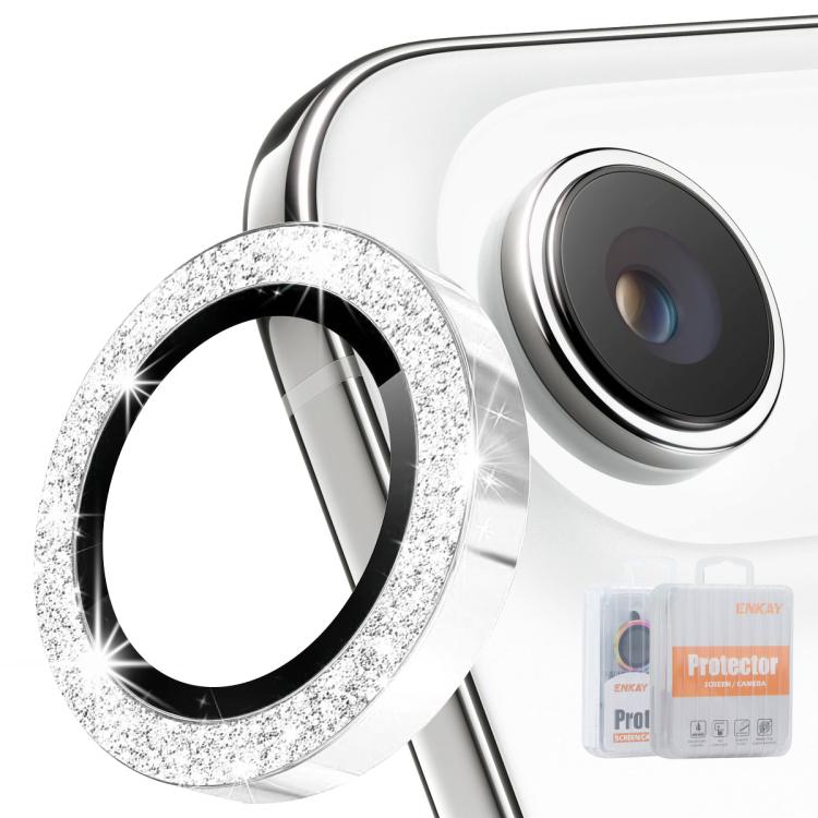 ฟิล์มกระจกนิรภัยอลูมิเนียมอัลลอยด์เลนส์หลัง ENKAY Hat-Prince Glitter สำหรับ iPhone 17 Pro / 17 Pro Max, สำหรับ iPhone 17, สำหรับ iPhone Air, สำหรับ iPhone 15 Pro / 15 Pro Max, สำหรับ iPhone 15 / 15 Plus