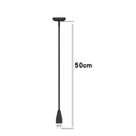 For Fitbit Charge 6 USB Port Smart Watch Charging Cable with Reset Key, 50cm, 1m