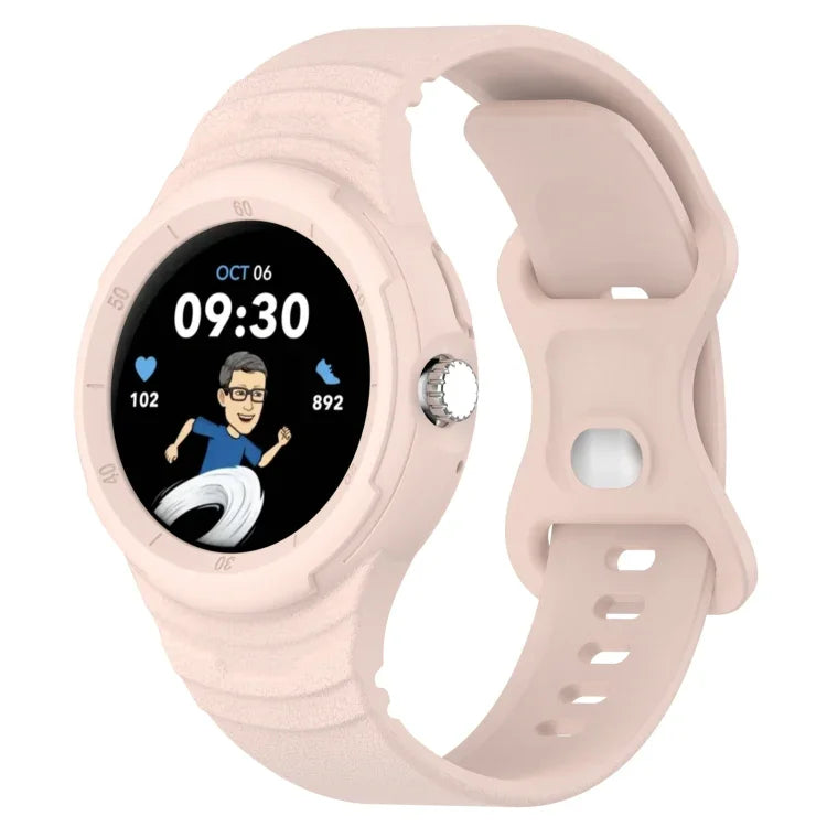 สายซิลิโคนลายหนังแบบบูรณาการ สำหรับ Google Pixel Watch 2