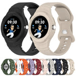 สายซิลิโคนลายหนังแบบบูรณาการ สำหรับ Google Pixel Watch 2