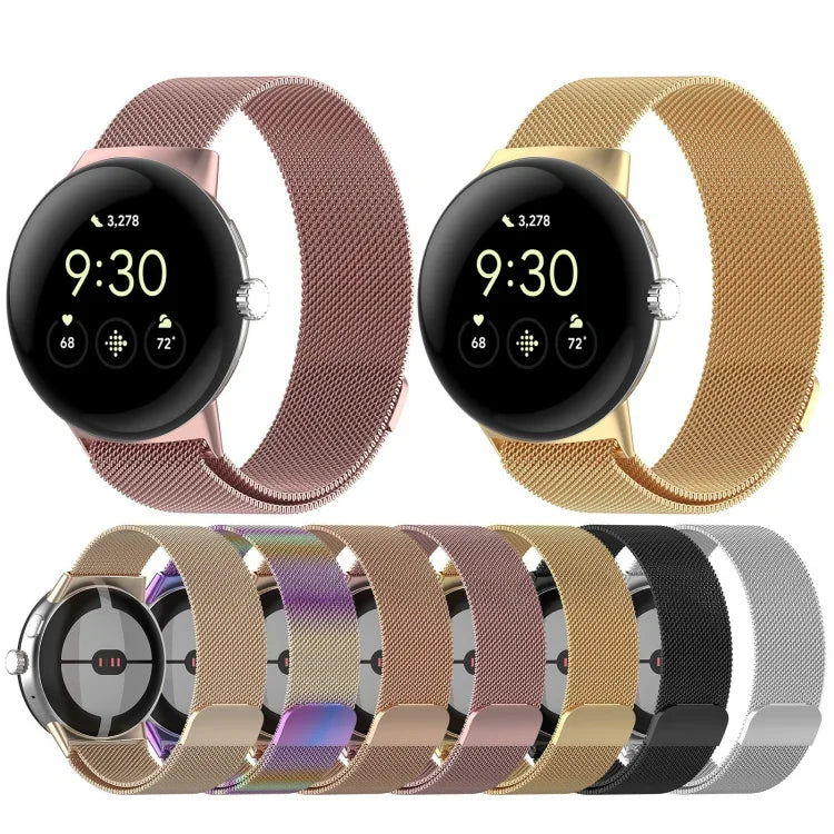 สายสแตนเลสตาข่ายแม่เหล็กมิลาน สำหรับ Google Pixel Watch 2