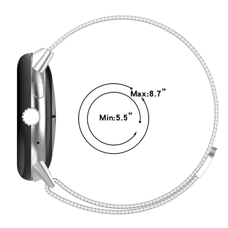 สายสแตนเลสตาข่ายแม่เหล็กมิลาน สำหรับ Google Pixel Watch 2