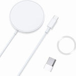 DS-WXC103 ที่ชาร์จไร้สายแม่เหล็ก MagSafe 15W สูงสุด สำหรับ iPhone 15/14/13 / AirPods Pro, ไม่มีอะแดปเตอร์, WXC103
