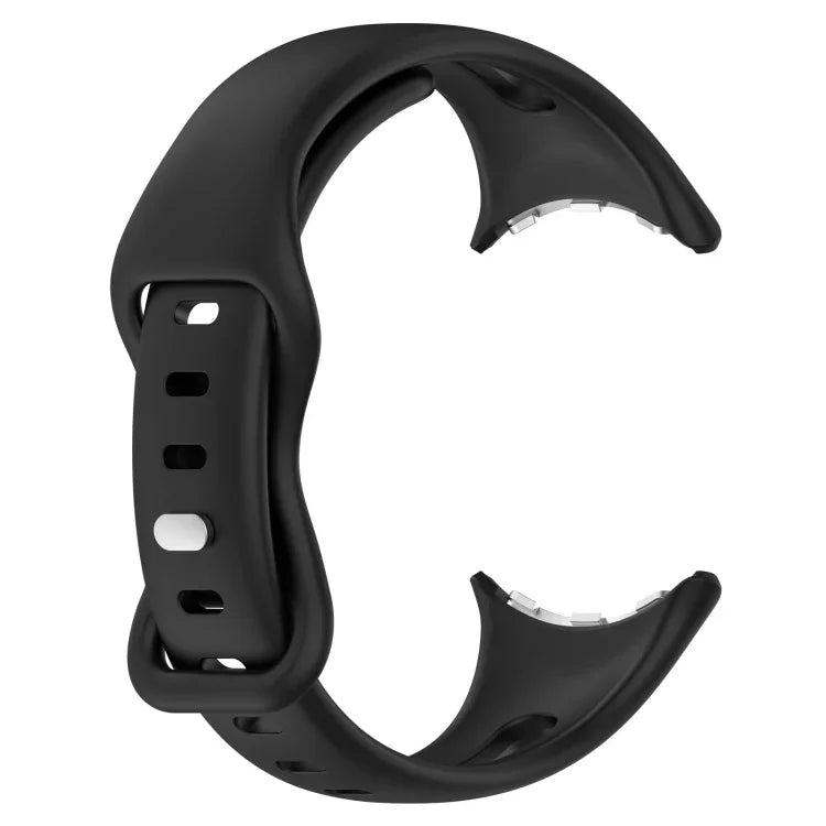 สายซิลิโคนหัวเข็มขัดผีเสื้อเอวเล็ก สำหรับ Google Pixel Watch 4 / 3 / 2 / 1 ขนาด 41 มม.