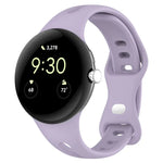 สายซิลิโคนหัวเข็มขัดผีเสื้อเอวเล็ก สำหรับ Google Pixel Watch 4 / 3 / 2 / 1 ขนาด 41 มม.