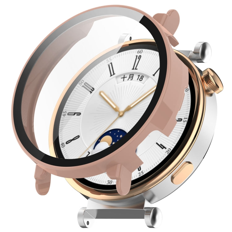 PC+Tempered Glass Integrated Smart Watch Case, For Huawei Watch GT4 46mm, For Huawei Watch GT4 41mm, For Honor Watch 4 Pro