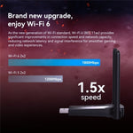 LB-LINK WDN1800H การ์ดเครือข่ายไร้สาย WiFi6 AX1800M USB 3.0 สำหรับเกมอีสปอร์ต