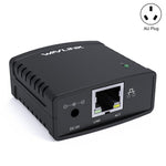 WAVLINK NU72P11 เซิร์ฟเวอร์เครื่องพิมพ์เครือข่าย 100Mbps USB 2.0 พร้อมอะแดปเตอร์ไฟสำหรับเครื่องพิมพ์เครือข่าย, ปลั๊ก US, ปลั๊ก UK, ปลั๊ก EU, ปลั๊ก AU