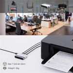WAVLINK NU516U1 เซิร์ฟเวอร์เครื่องพิมพ์ไร้สาย USB2.0 พร้อม LAN / บริดจ์ WiFi 10 / 100Mbps, ปลั๊ก US, ปลั๊ก UK, ปลั๊ก EU, ปลั๊ก AU