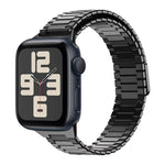 สายรัดนาฬิกา Bamboo Magnetic Stainless Steel Metal สำหรับ Apple Watch SE 2023 44mm, สำหรับ Apple Watch SE 2023 40mm, สำหรับ Apple Watch Ultra 2 49mm, สำหรับ Apple Watch Series 9 45mm, สำหรับ Apple Watch Series 9 41mm, สำหรับ Apple Watch Ultra 49mm