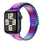 สายรัดนาฬิกา Bamboo Magnetic Stainless Steel Metal สำหรับ Apple Watch SE 2023 44mm, สำหรับ Apple Watch SE 2023 40mm, สำหรับ Apple Watch Ultra 2 49mm, สำหรับ Apple Watch Series 9 45mm, สำหรับ Apple Watch Series 9 41mm, สำหรับ Apple Watch Ultra 49mm
