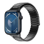 สายรัดนาฬิกา Bamboo Magnetic Stainless Steel Metal สำหรับ Apple Watch SE 2023 44mm, สำหรับ Apple Watch SE 2023 40mm, สำหรับ Apple Watch Ultra 2 49mm, สำหรับ Apple Watch Series 9 45mm, สำหรับ Apple Watch Series 9 41mm, สำหรับ Apple Watch Ultra 49mm