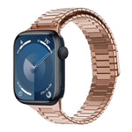 สายรัดนาฬิกา Bamboo Magnetic Stainless Steel Metal สำหรับ Apple Watch SE 2023 44mm, สำหรับ Apple Watch SE 2023 40mm, สำหรับ Apple Watch Ultra 2 49mm, สำหรับ Apple Watch Series 9 45mm, สำหรับ Apple Watch Series 9 41mm, สำหรับ Apple Watch Ultra 49mm