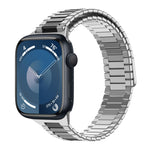 สายรัดนาฬิกา Bamboo Magnetic Stainless Steel Metal สำหรับ Apple Watch SE 2023 44mm, สำหรับ Apple Watch SE 2023 40mm, สำหรับ Apple Watch Ultra 2 49mm, สำหรับ Apple Watch Series 9 45mm, สำหรับ Apple Watch Series 9 41mm, สำหรับ Apple Watch Ultra 49mm