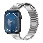 สายรัดนาฬิกา Bamboo Magnetic Stainless Steel Metal สำหรับ Apple Watch SE 2023 44mm, สำหรับ Apple Watch SE 2023 40mm, สำหรับ Apple Watch Ultra 2 49mm, สำหรับ Apple Watch Series 9 45mm, สำหรับ Apple Watch Series 9 41mm, สำหรับ Apple Watch Ultra 49mm