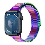 สายรัดนาฬิกา Bamboo Magnetic Stainless Steel Metal สำหรับ Apple Watch SE 2023 44mm, สำหรับ Apple Watch SE 2023 40mm, สำหรับ Apple Watch Ultra 2 49mm, สำหรับ Apple Watch Series 9 45mm, สำหรับ Apple Watch Series 9 41mm, สำหรับ Apple Watch Ultra 49mm