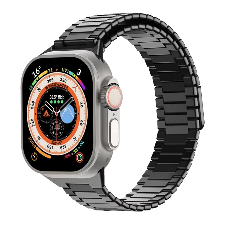 สายรัดนาฬิกา Bamboo Magnetic Stainless Steel Metal สำหรับ Apple Watch SE 2023 44mm, สำหรับ Apple Watch SE 2023 40mm, สำหรับ Apple Watch Ultra 2 49mm, สำหรับ Apple Watch Series 9 45mm, สำหรับ Apple Watch Series 9 41mm, สำหรับ Apple Watch Ultra 49mm