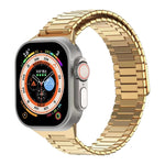 สายรัดนาฬิกา Bamboo Magnetic Stainless Steel Metal สำหรับ Apple Watch SE 2023 44mm, สำหรับ Apple Watch SE 2023 40mm, สำหรับ Apple Watch Ultra 2 49mm, สำหรับ Apple Watch Series 9 45mm, สำหรับ Apple Watch Series 9 41mm, สำหรับ Apple Watch Ultra 49mm