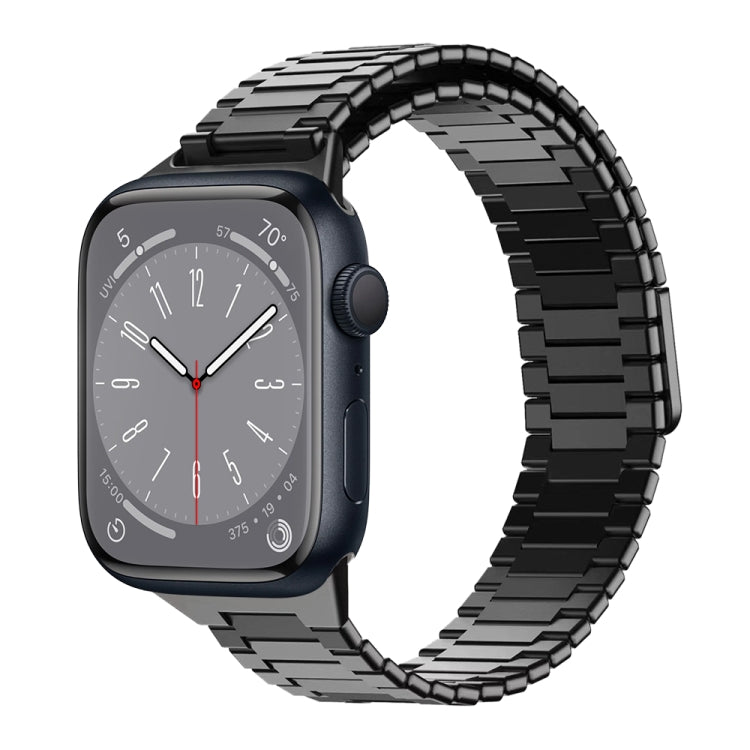 สายรัดนาฬิกา Bamboo Magnetic Stainless Steel Metal สำหรับ Apple Watch Series 8 41mm, สำหรับ Apple Watch Series 8 45mm, สำหรับ Apple Watch SE 2022 40mm, สำหรับ Apple Watch SE 2022 44mm, สำหรับ Apple Watch Series 7 41mm, สำหรับ Apple Watch Series 7 45mm